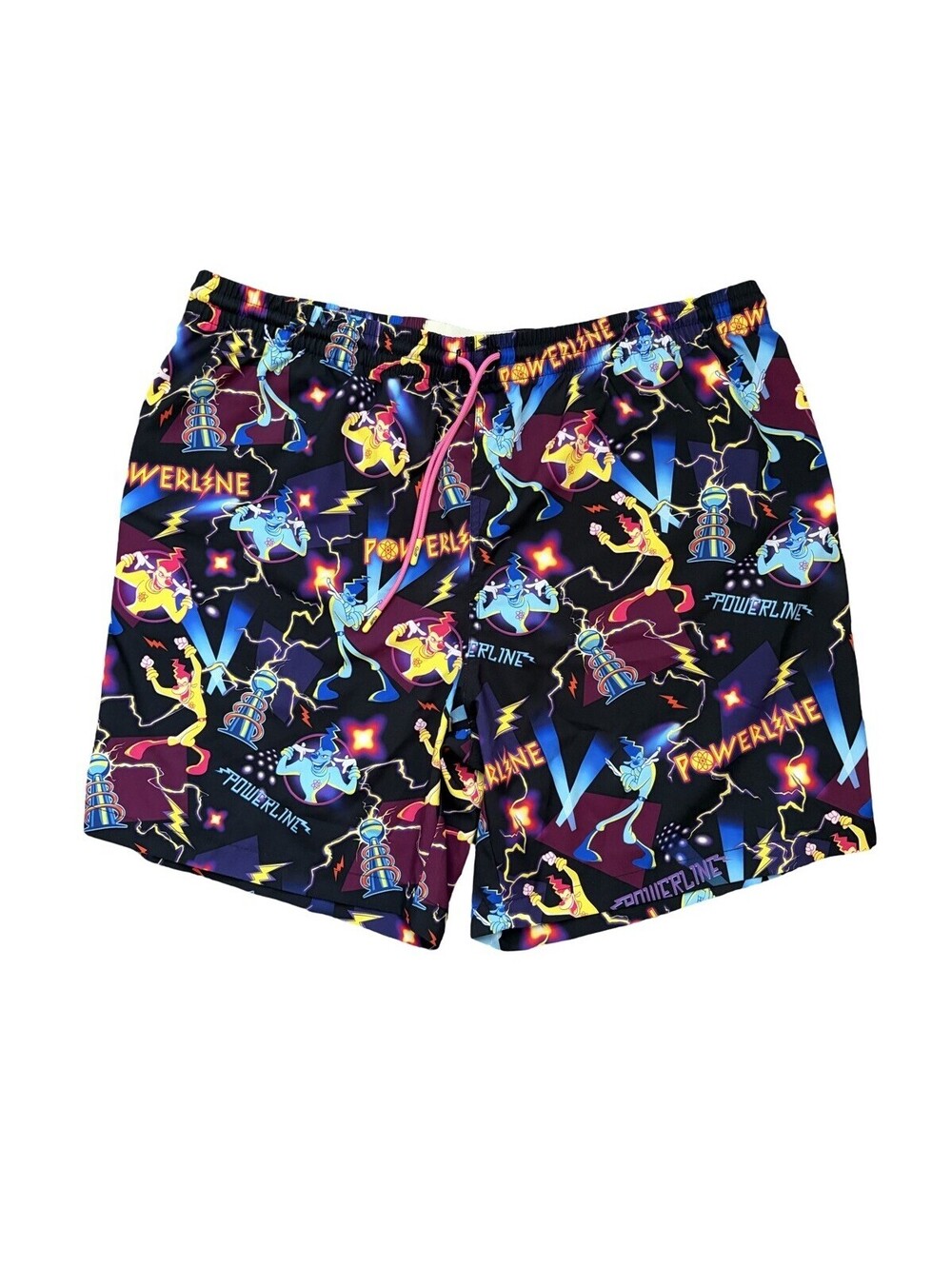 RSVLTS Disney Disney’s A Goofy Movie Powerline Shorts Size 2XL Drawstring Used